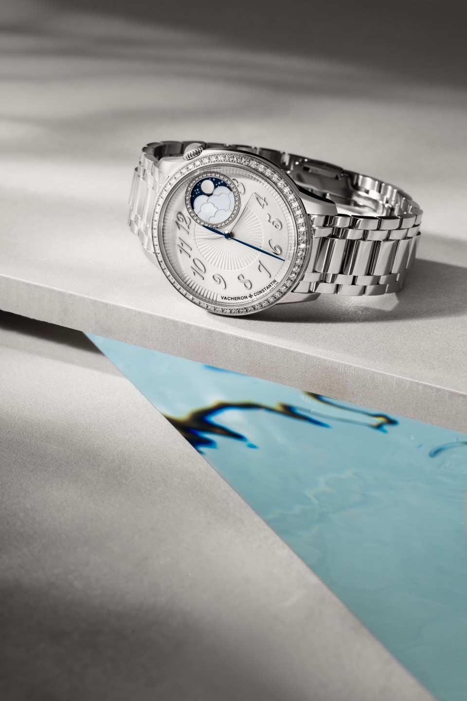 其他視圖 - 生活風格作品相片 - 腕錶 - Égérie月相 - 37毫米 精鋼 配備 精鋼 錶帶