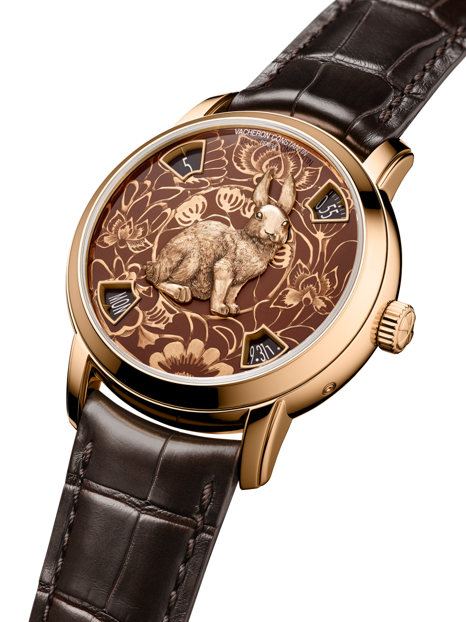 メティエ・ダール 中国干支の伝説 - 卯年 - 40 mm - ピンクゴールド