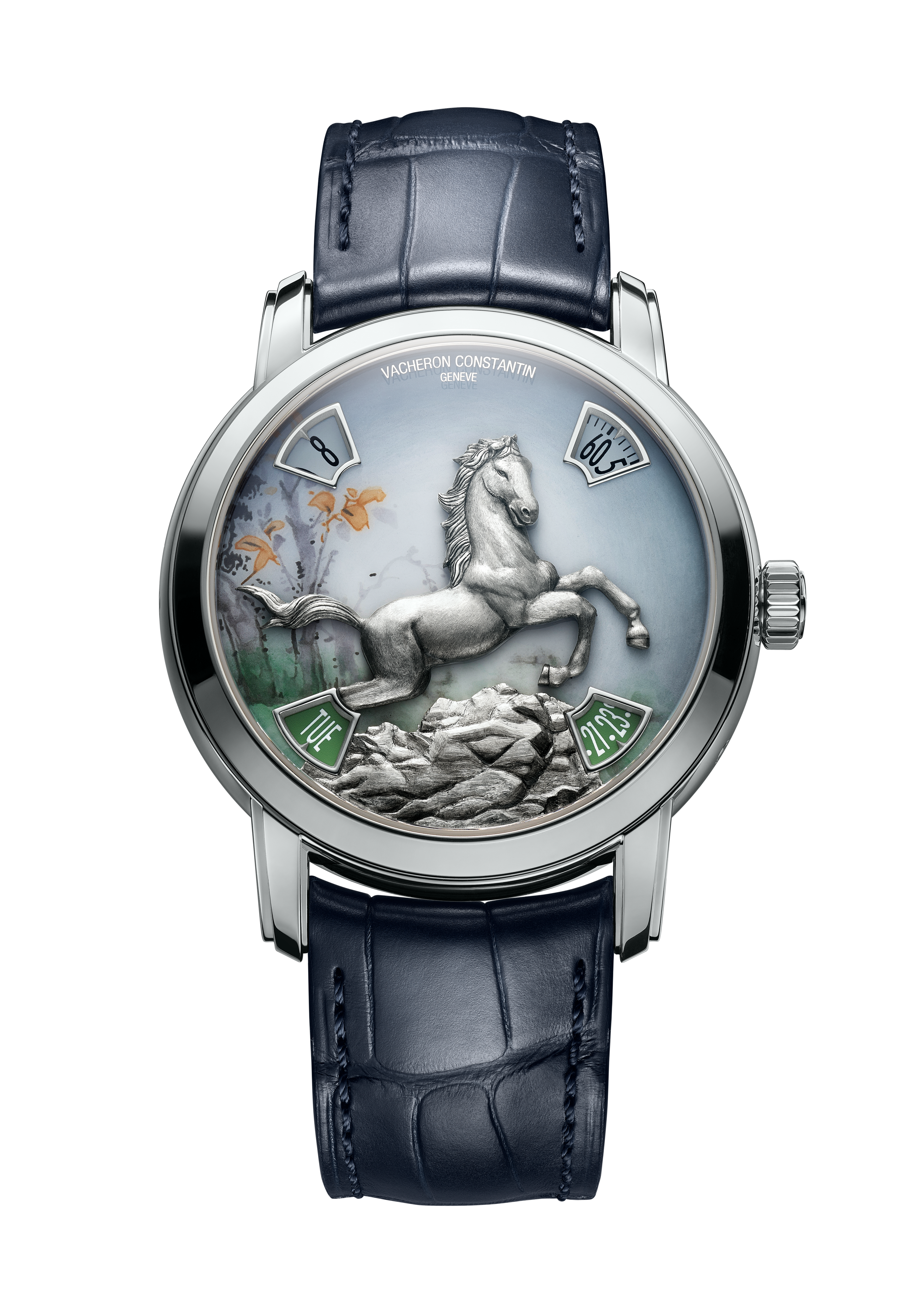 Vacheron Constantin M Tiers D Art the Legend of the Chinese Zodiac Year of the Horse 40mm Platinum Watch — 86073/000P-H066 (X86PH066)