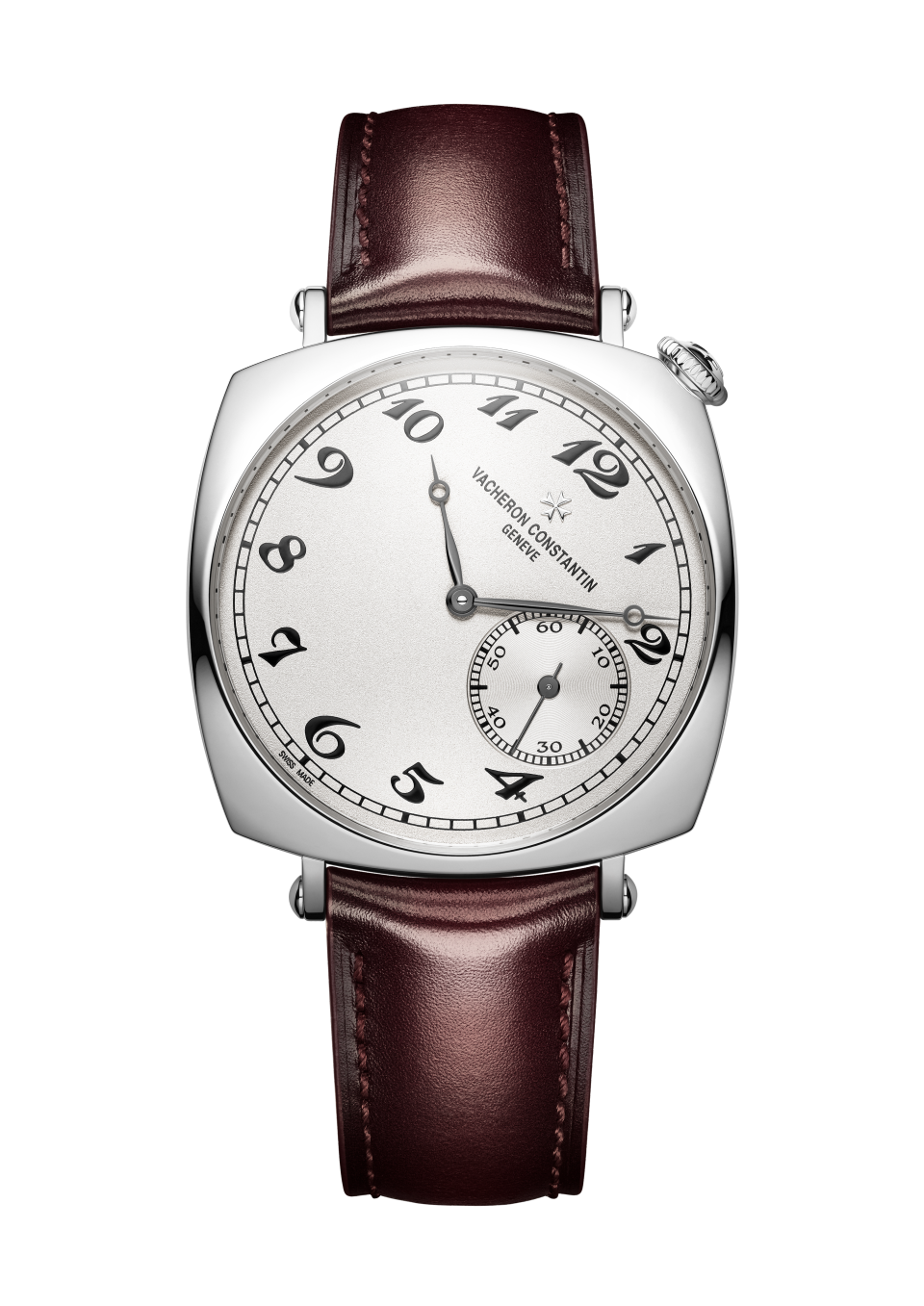 Vue de face - Plan produit - Montre - Historiques American 1921 - 36,5 mm Or blanc avec Cuir de veau bracelet