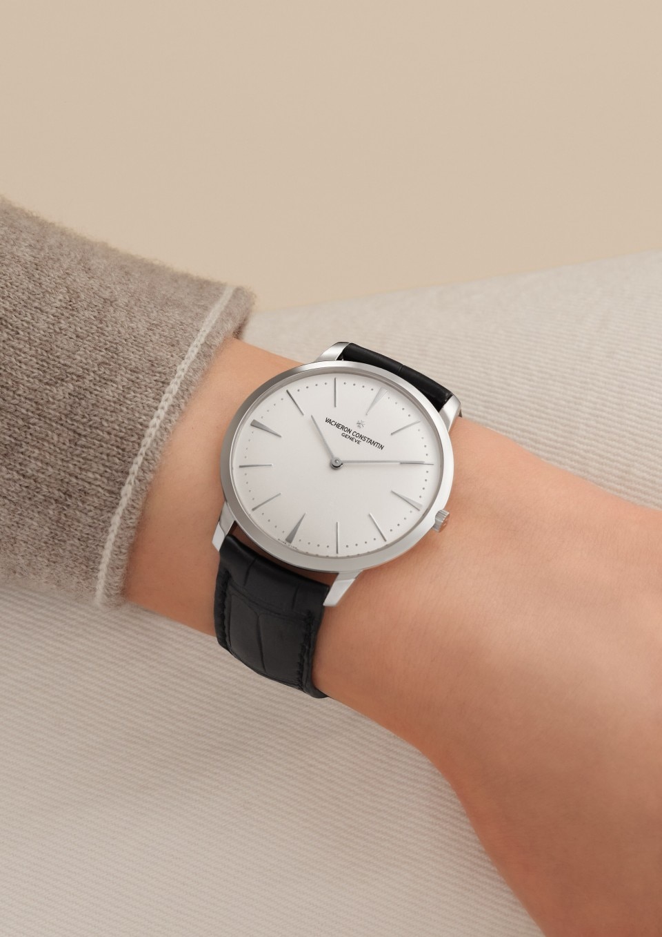 Patrimony Handaufzug 40 mm WeiBgold