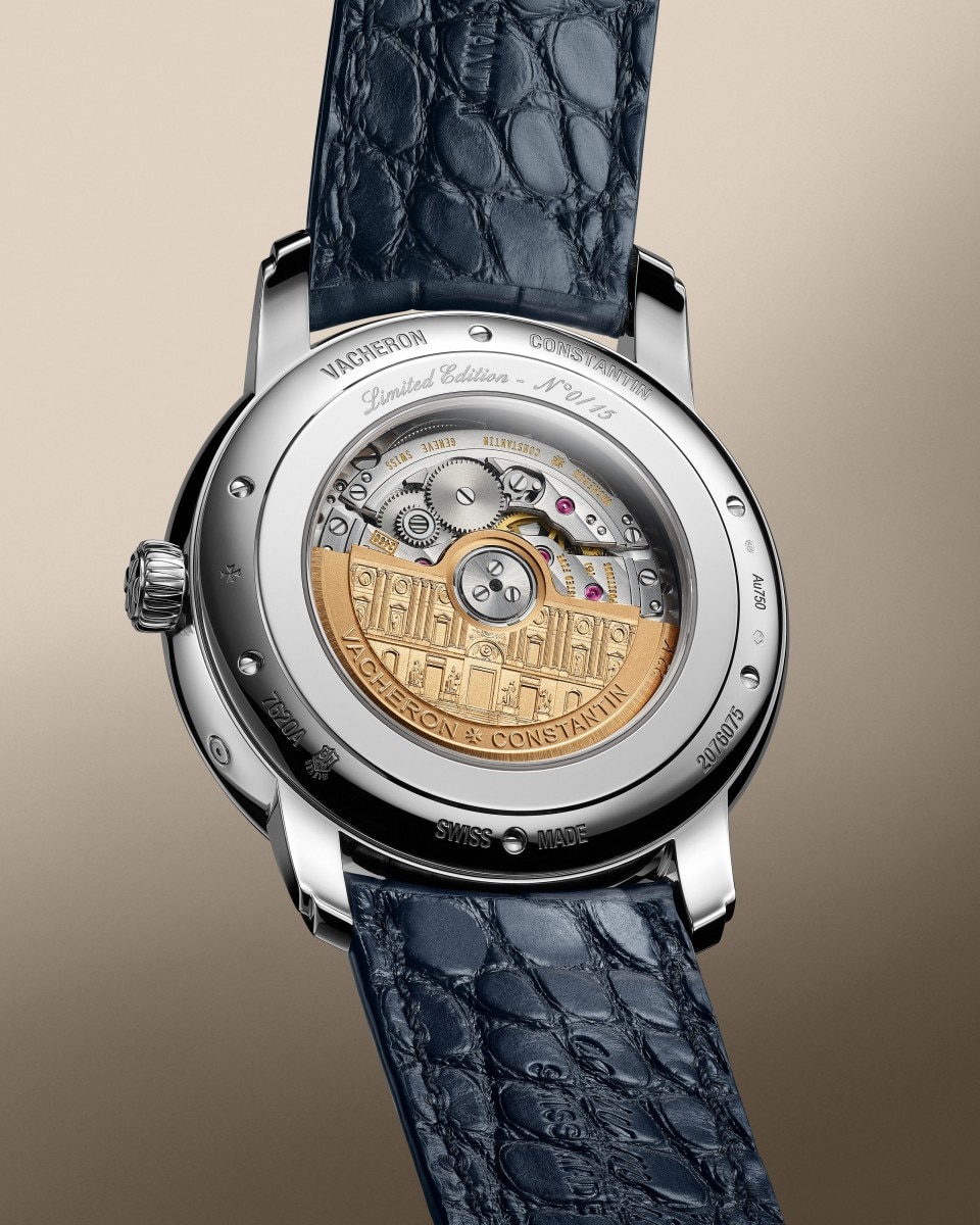 Other view - Packshot - Watch - Métiers d'Art Tribute to great civilisations - Buste d'Akhénaton - 42 mm White Gold with Alligator leather strap