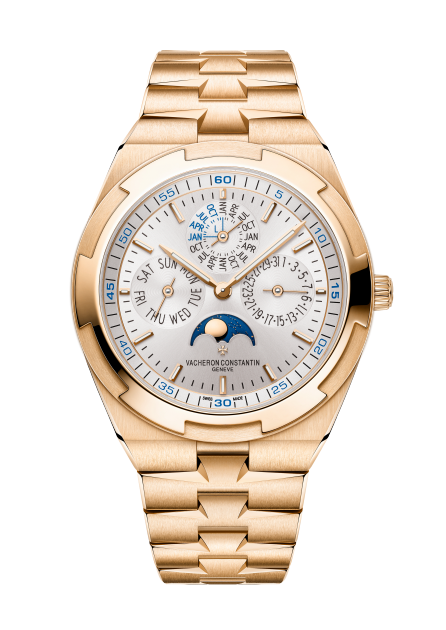 Overseas perpetual calendar ultra thin 41.5 mm Pink Gold