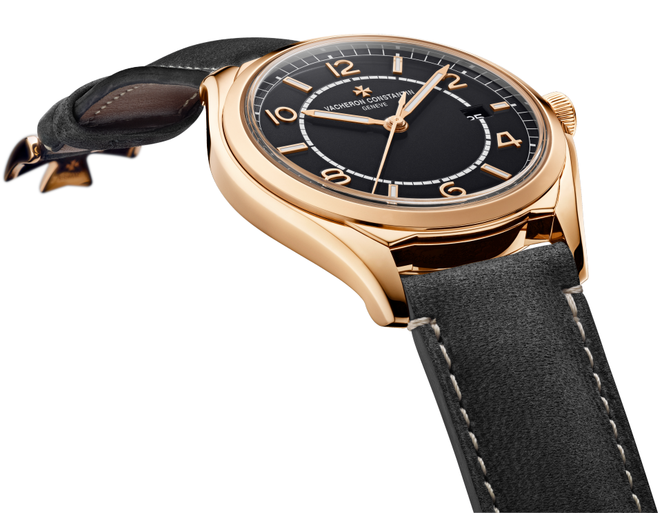 Другие виды обзора - Пакшот - Часы - Fiftysix с автоматическим подзаводом - 40 mm Розовое золото c Кожа теленка ремешком