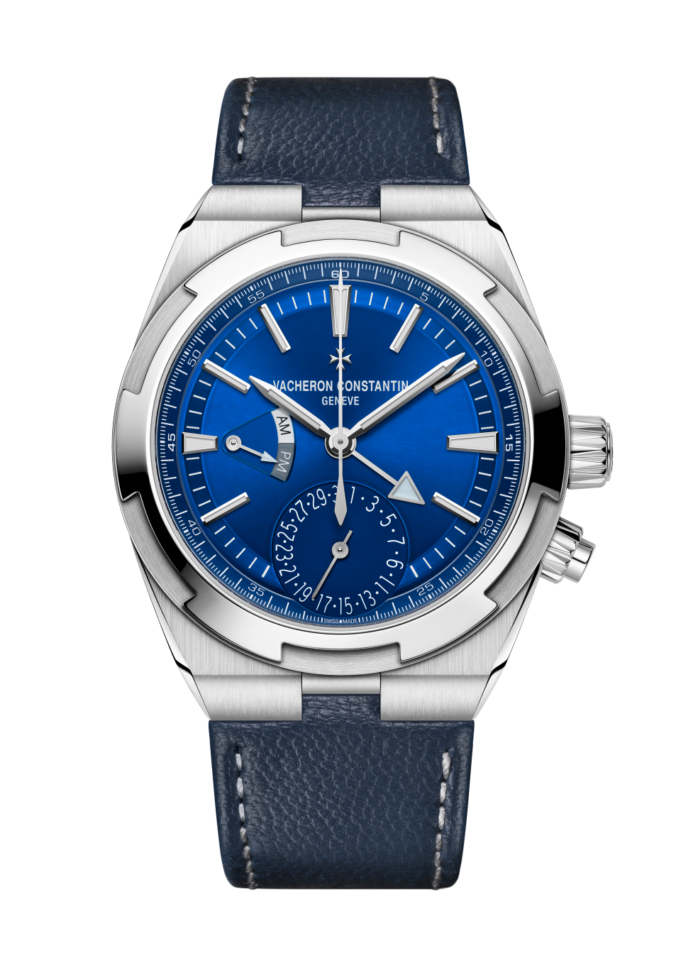 Overseas dual time 41 mm Steel
