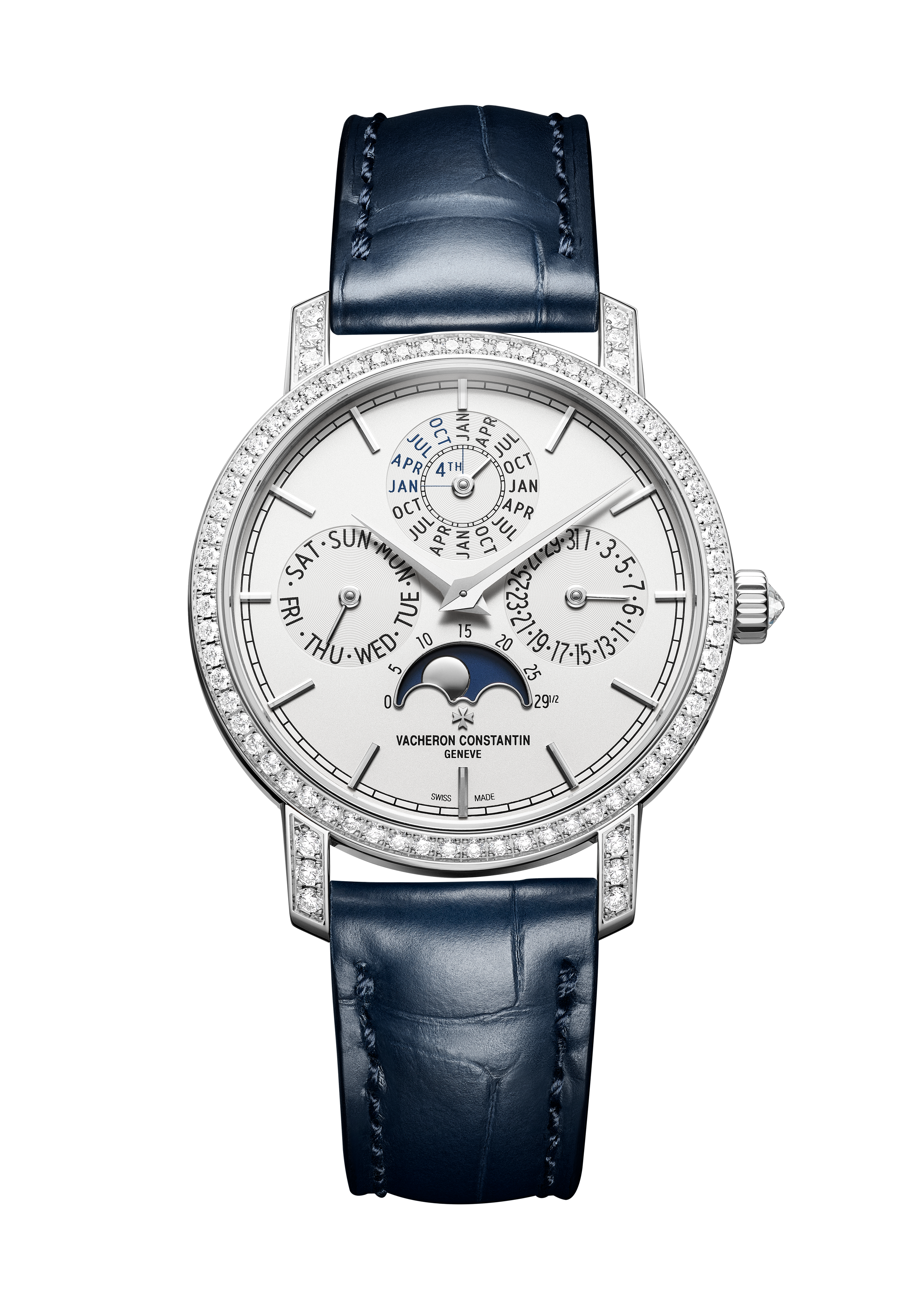 4305T/000G-H135 (X43GH135), Alligator Leather (Dark Blue)