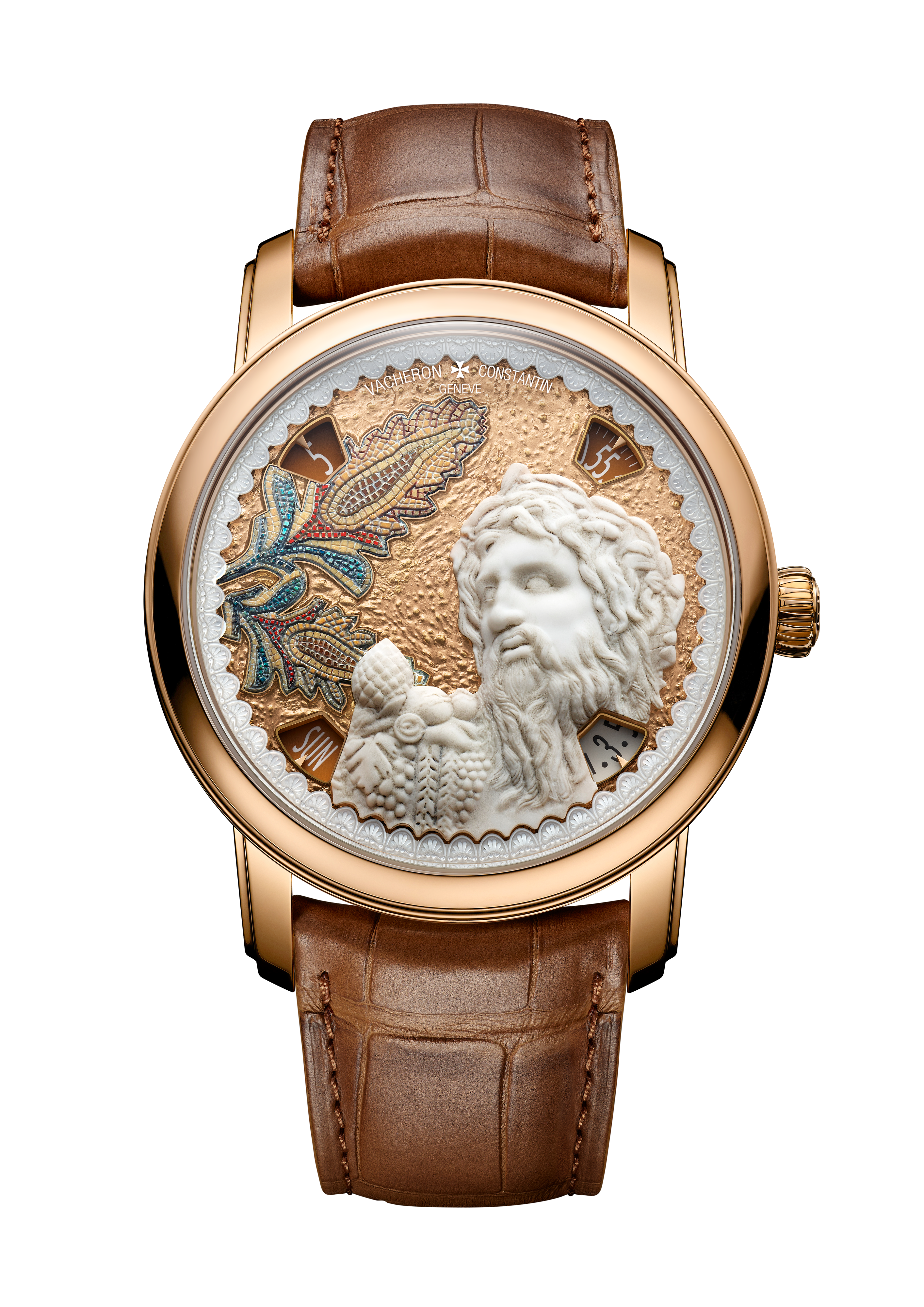 Vacheron Constantin M Tiers D Art Tribute To Great Civilisations Tibre de L Iseum Campense 42mm Pink Gold Watch — 7620A/000R-H079 (X76RH079)