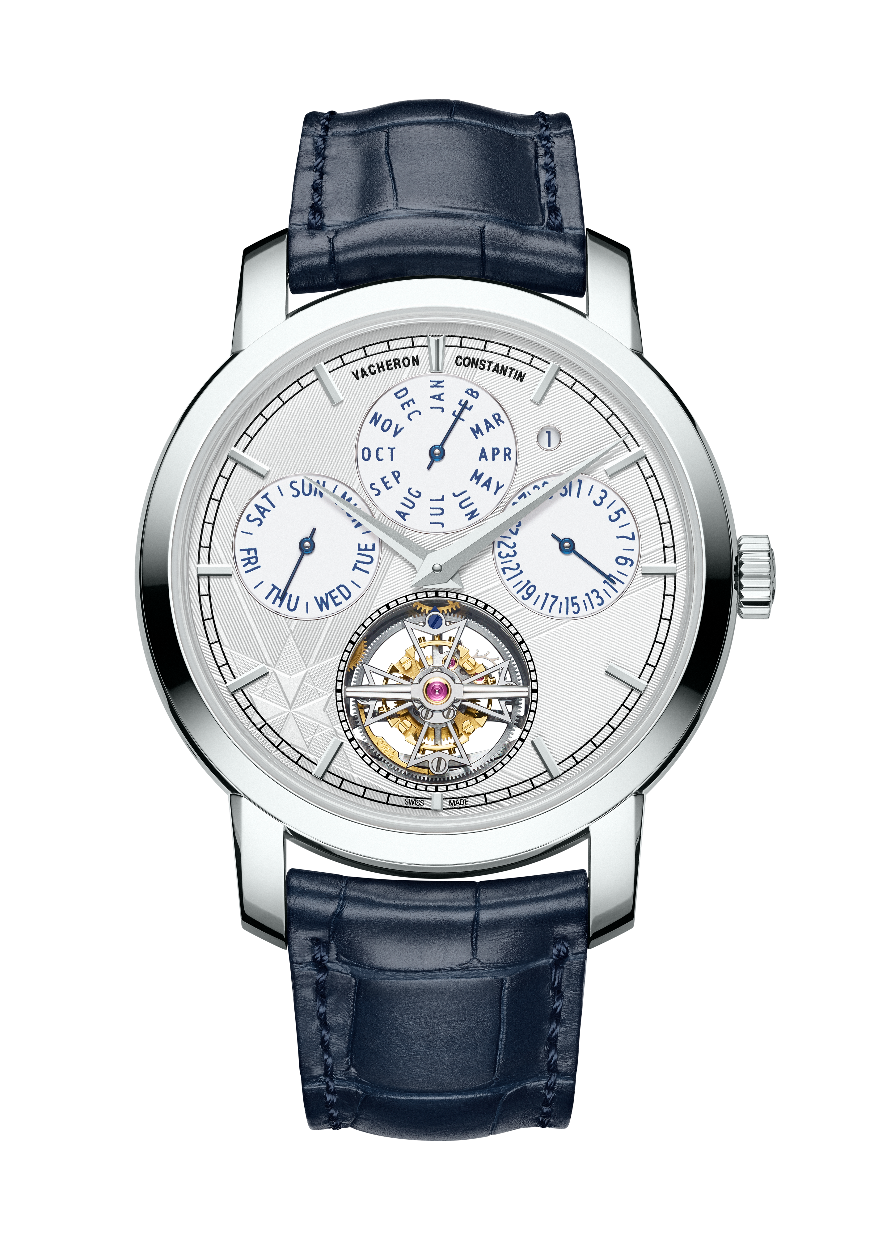 Vacheron Constantin Traditionnelle Tourbillon Perpetual Calendar 42mm Platinum Watch — 6300T/000P-H056 (X63PH056)