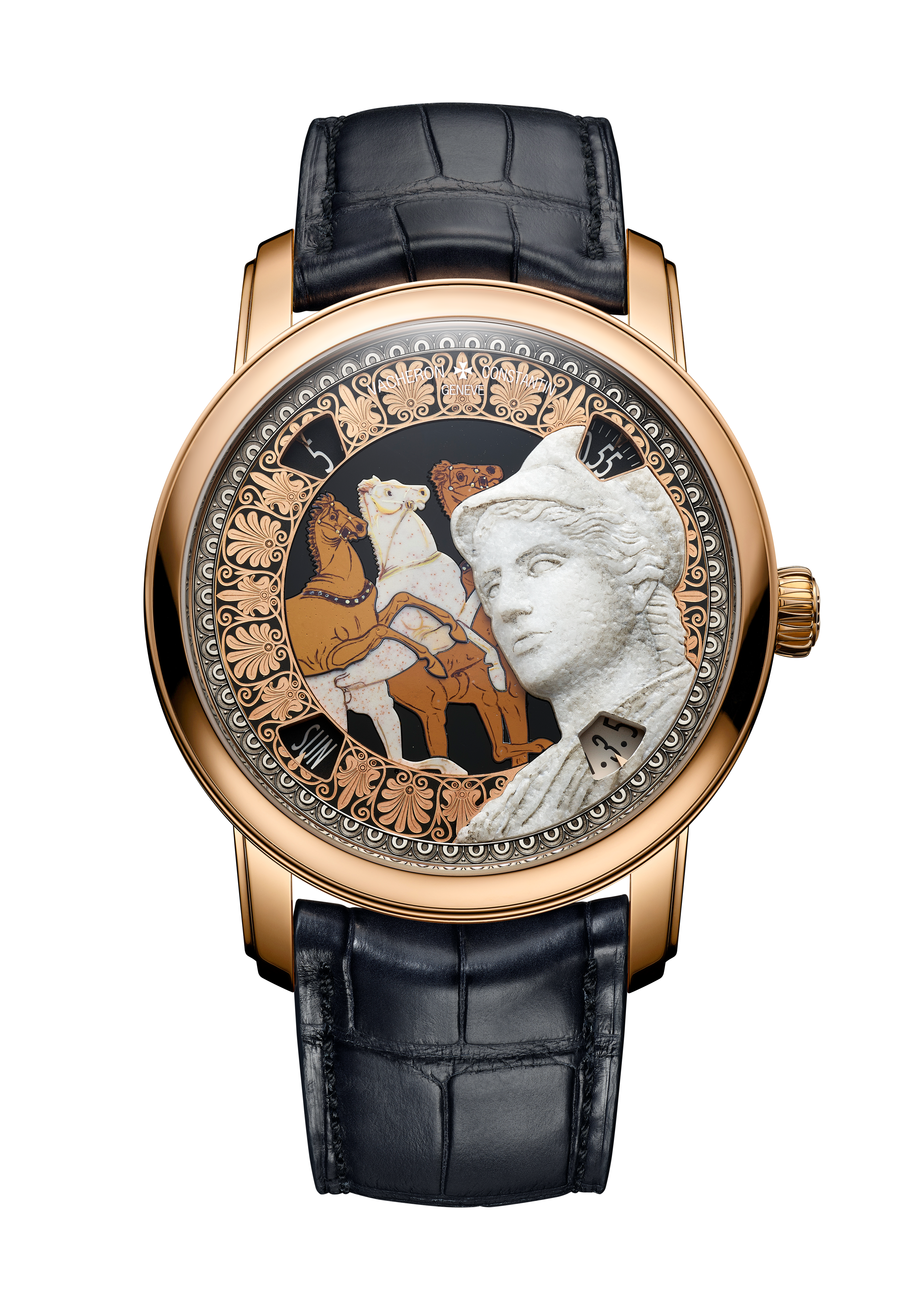 Vacheron Constantin M Tiers D Art Tribute To Great Civilisations Ath Na de Velletri 42mm Pink Gold Watch — 7620A/000R-H081 (X76RH081)