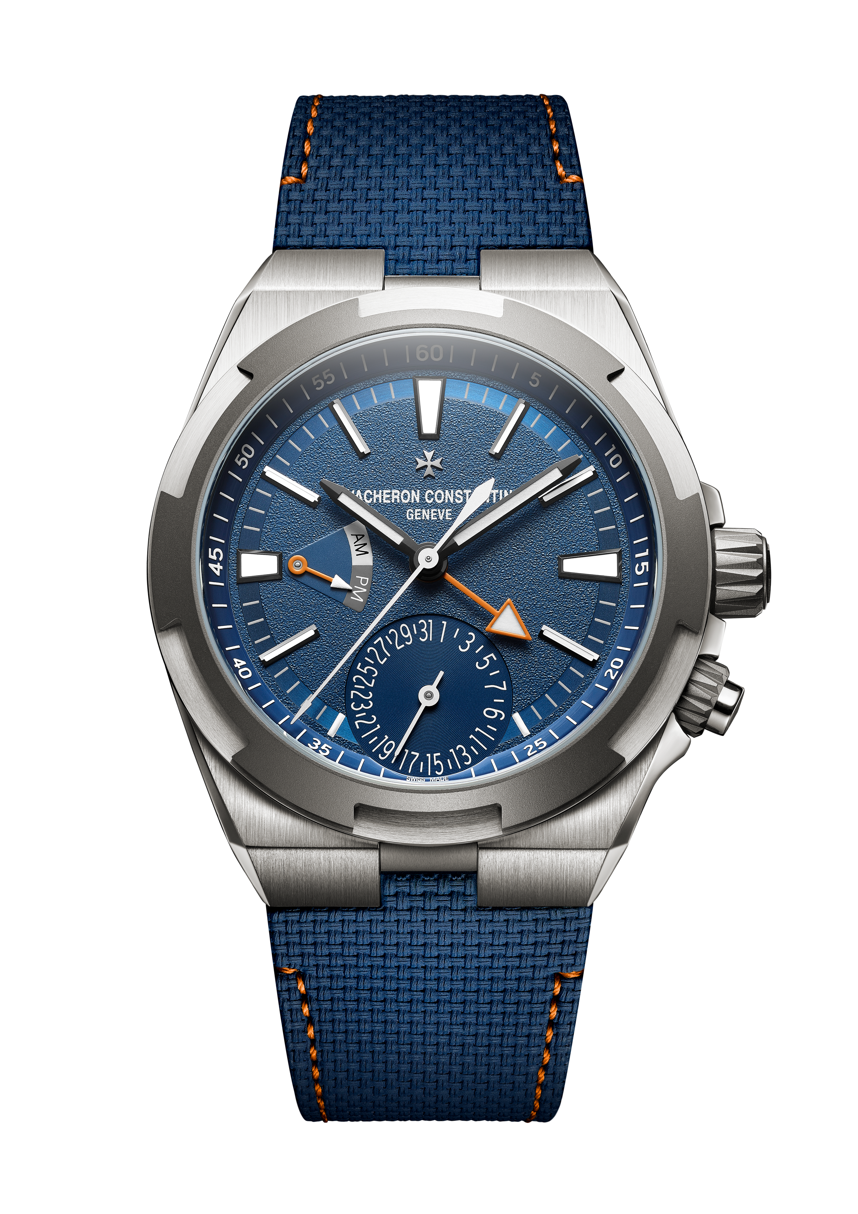 Vacheron Constantin Overseas Dual Time Cardinal Points East 41mm Titanium Watch — 7930V/210T-H074 (X79TH074)