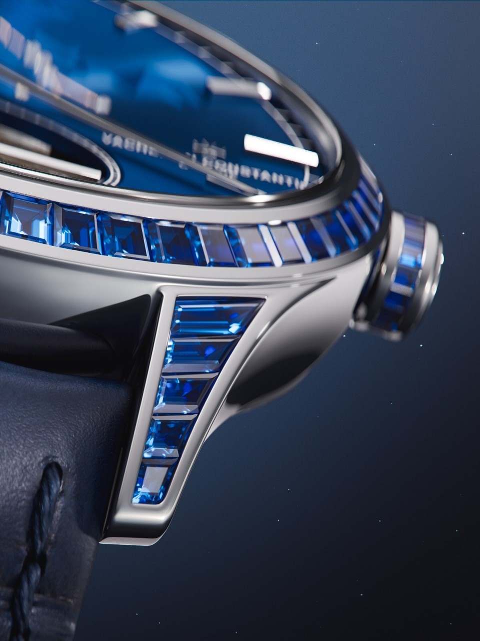 Альтернативный обзор - Фото изделия в стиле Lifestyle - Часы - Métiers d'Art Tribute to The Celestial - Скорпион - 39 mm Белое золото c Кожа аллигатора ремешком