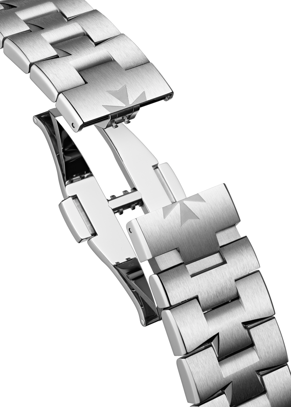 Autre vue - Plan produit - Montre - Overseas phase de lune date retrograde - 41 mm Acier avec Veau grainé, Caoutchouc Bracelets