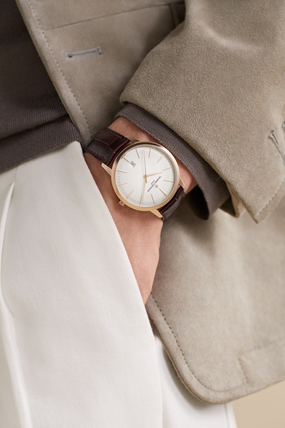 Patrimony self winding 40 mm Pink Gold