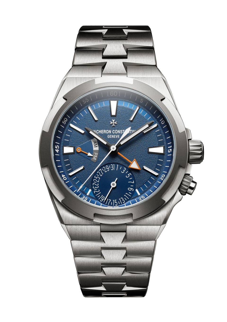 Sonstige Ansicht - Packshot - Uhr - Overseas Dual Time Cardinal Points - East - 41 mm Titan mit Kautschuk, Titan Armbänder