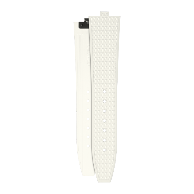 White rubber strap