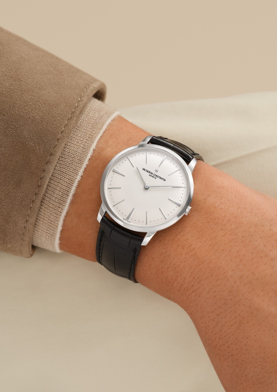 Patrimony Handaufzug 40 mm WeiBgold