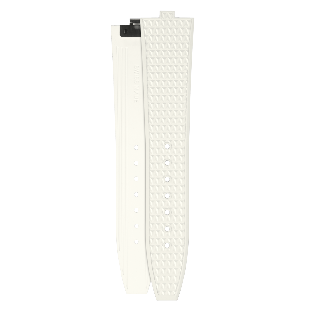 White rubber strap
