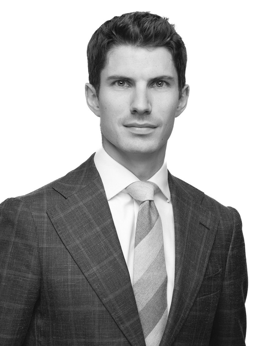 Black & white portrait of Morgan Maillard