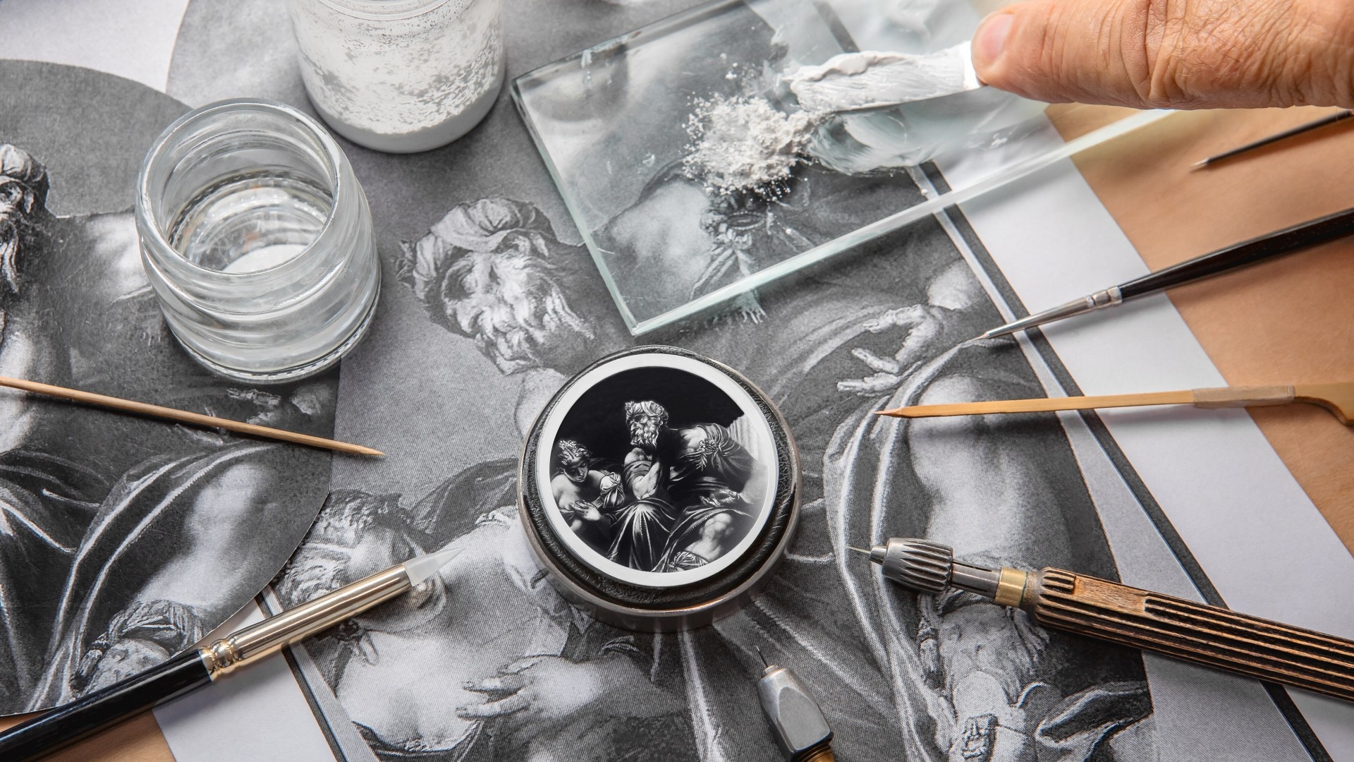 Manually crafted bespoke watch
