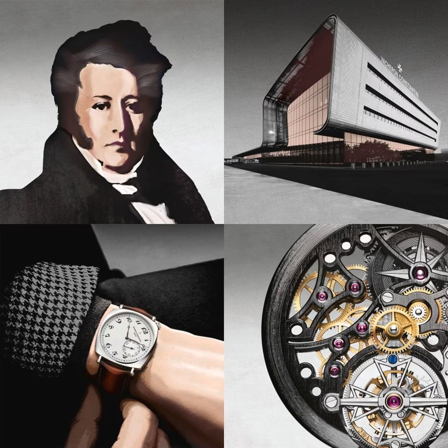 Jean-Marc Vacheron, edificio Vacheron Constantin, reloj Vacheron Constantin americano de 1921, primer plano de un mecanismo complejo