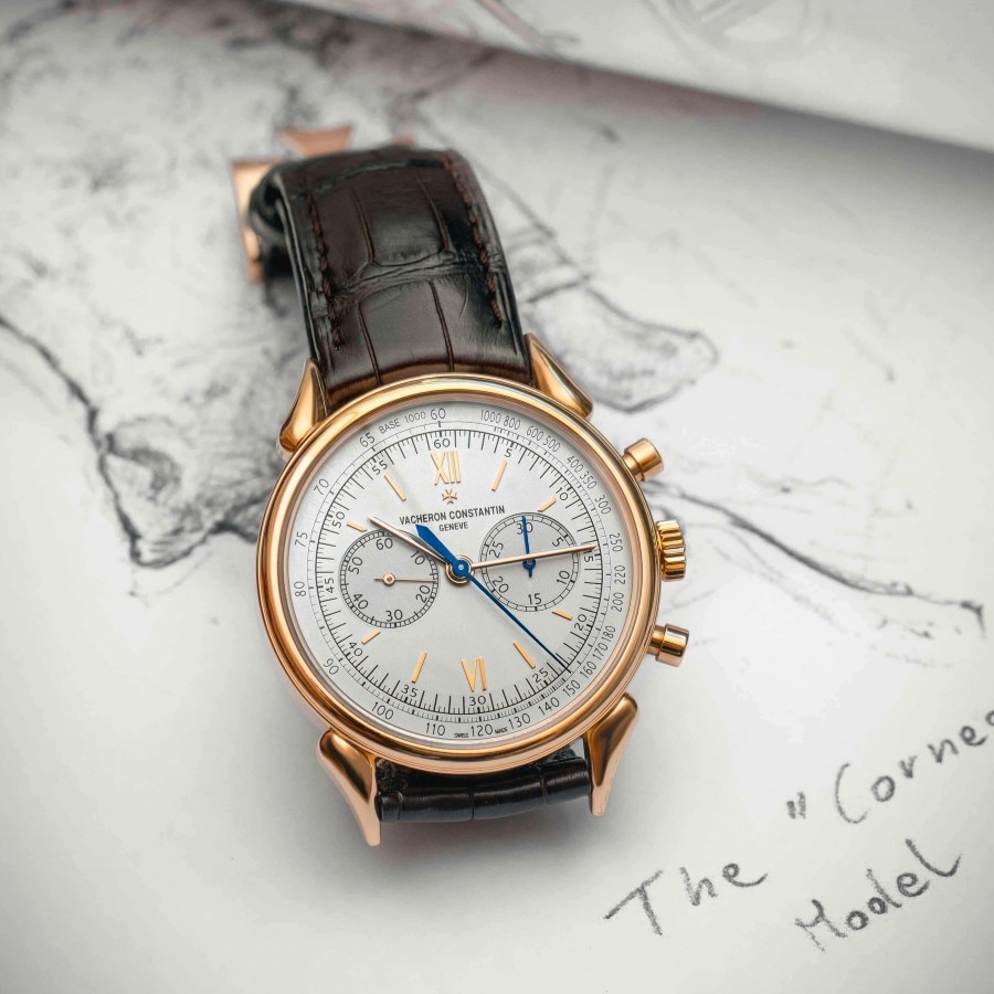 Historiques watch with a brown strap