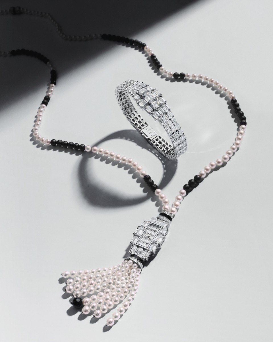 Handmade diamond necklace and bracelet