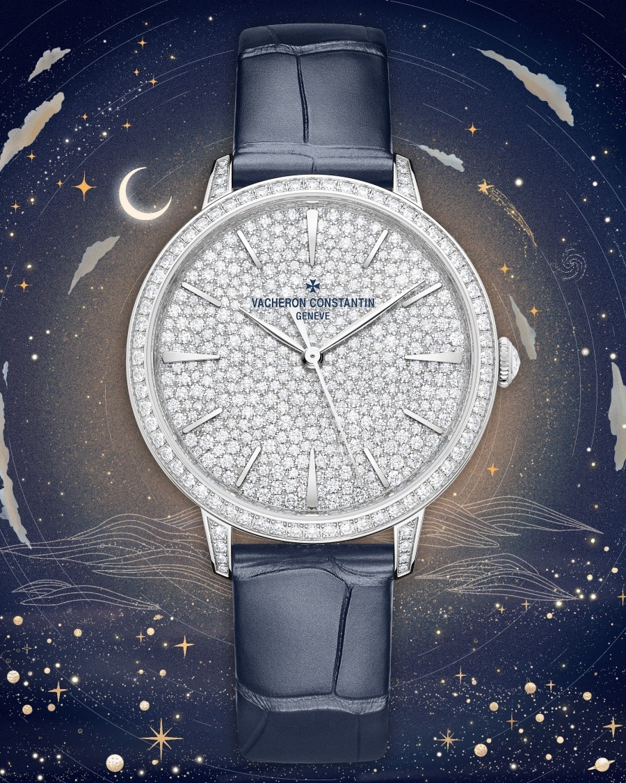 Self-winding jewellery watch