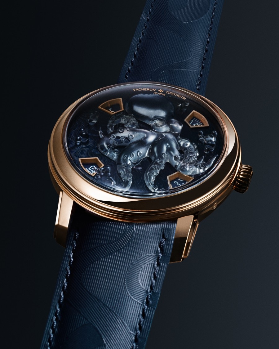 Vacheron Constantin watch featuring a glass octopus design.