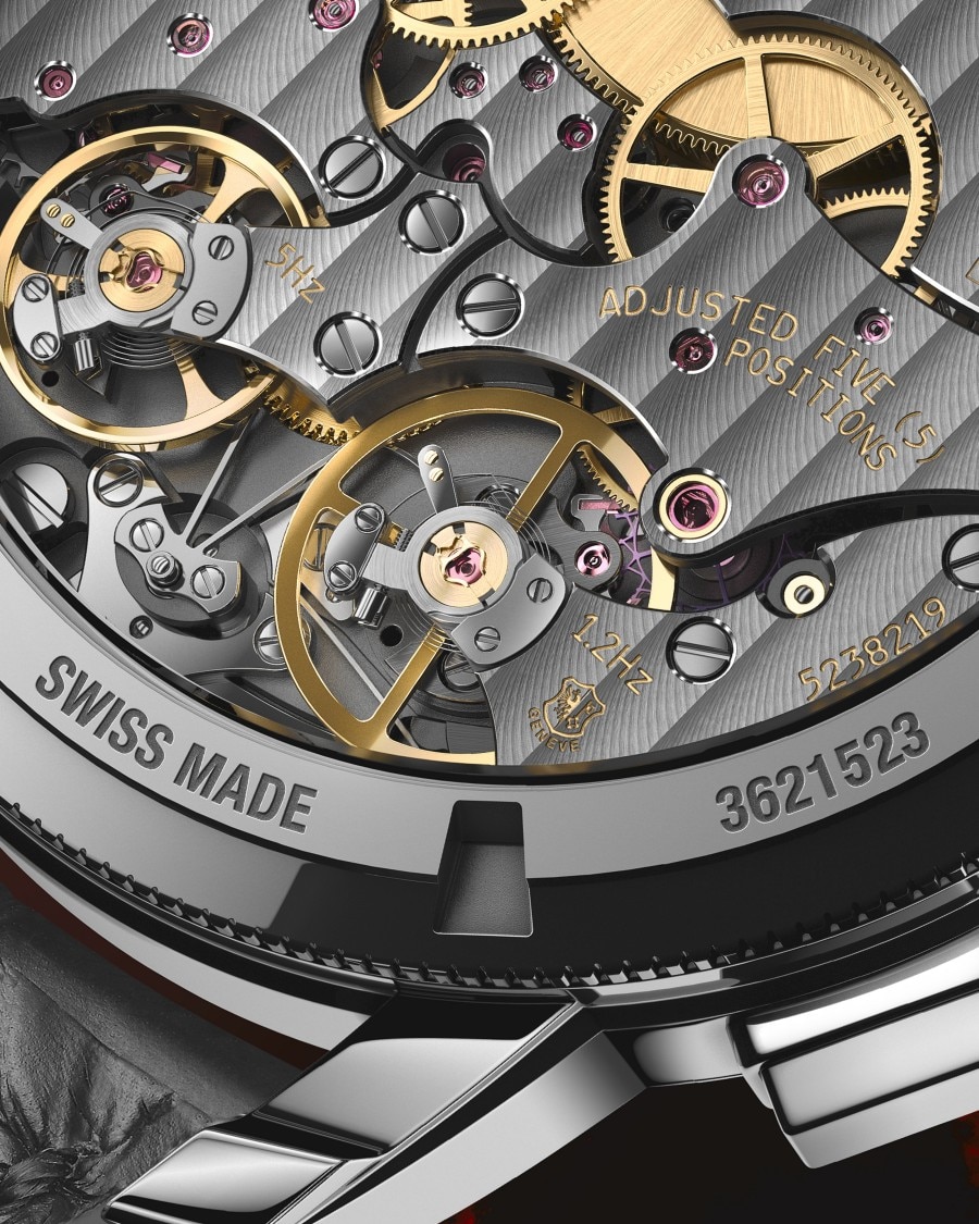 The mechanism of a Twin-Beat Vacheron Constantin watch