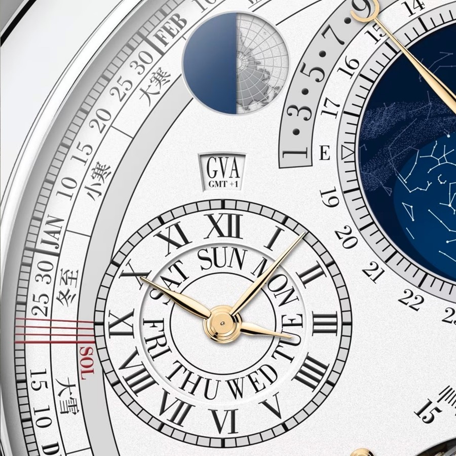 Orologio Vacheron Constantin che visualizza l'ora in diversi fusi orari