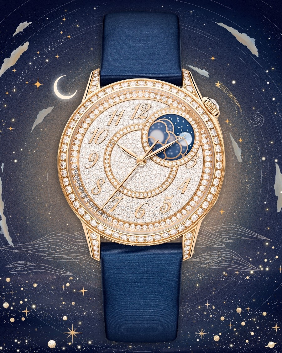 Égérie Moon phase watch