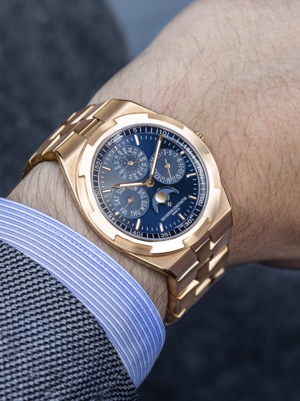 New: Vacheron Constantin Overseas Chronograph in pink gold 